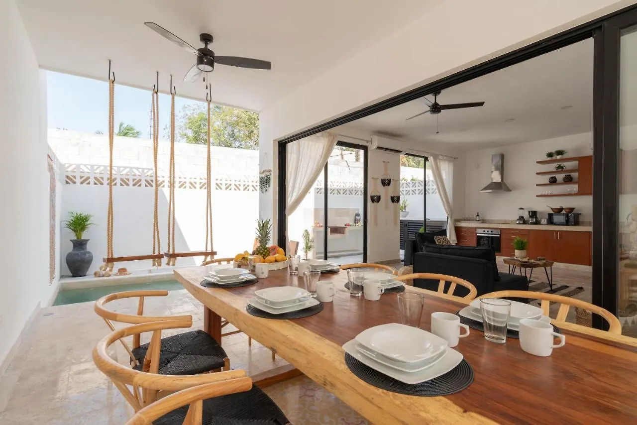 Tulum Cozy 3 Bedrooms Townhome-Centrally Located-Gated-Wifi 0*,