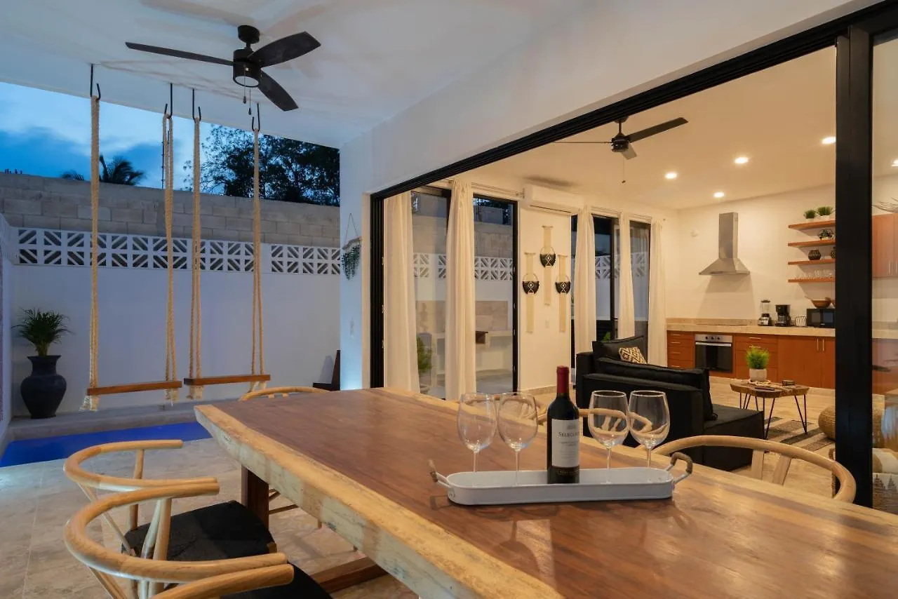 Tulum Cozy 3 Bedrooms Townhome-Centrally Located-Gated-Wifi شقة