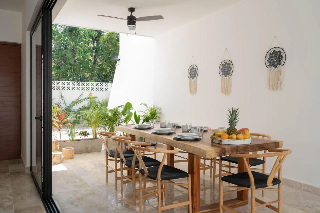 Tulum Cozy 3 Bedrooms Townhome-Centrally Located-Gated-Wifi